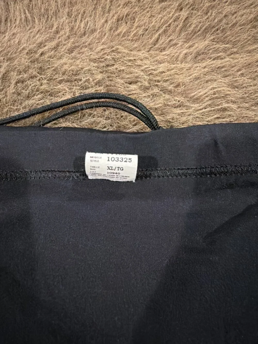 Gregg Homme Men's Swim Brief Size XL Black and Purple Like New